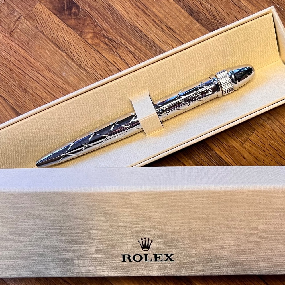 Rolex Ballpoint Pen AD Novelty Gift RARE Datejust